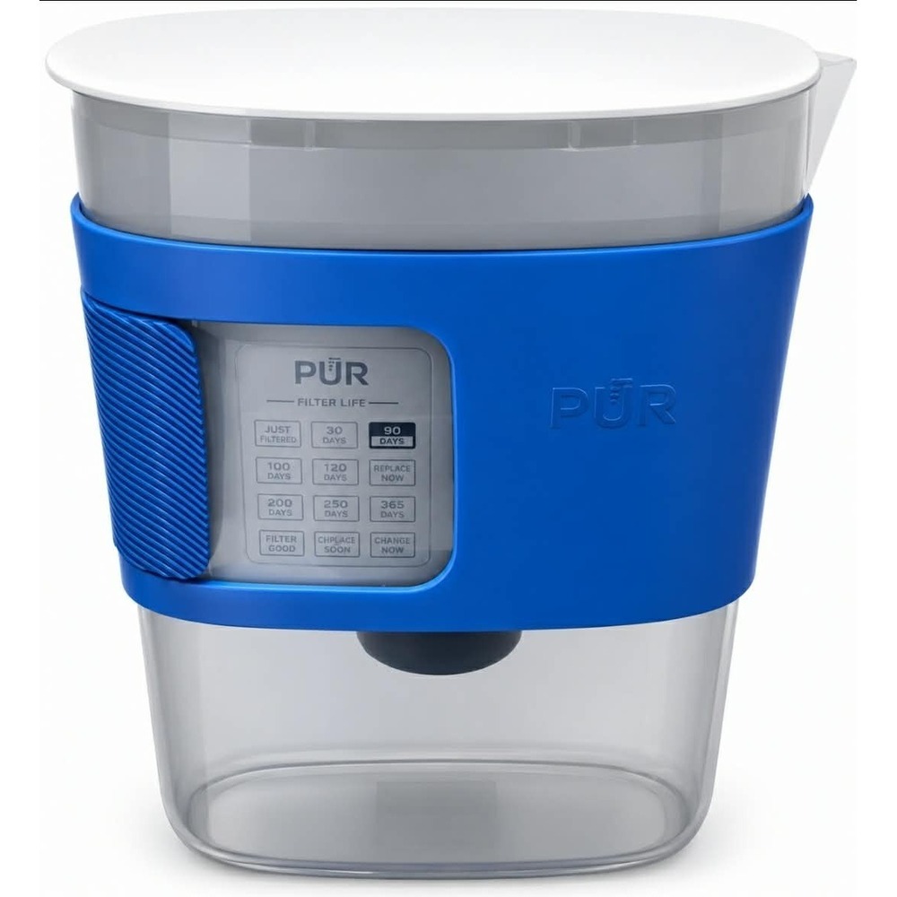 PUR PPT650W Azure Water Filter Pitcher Blue 7 Cup Replacement Pitcher GUC